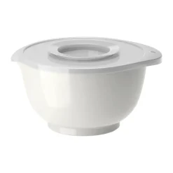 Margrethe bowl 3 L with whisk lid, White