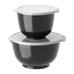 Margrethe bowl set 2-pack, Black