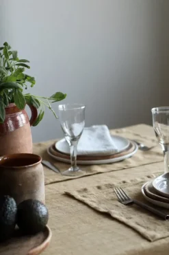 Marion tablecloth linen 145x270 cm, Pampas