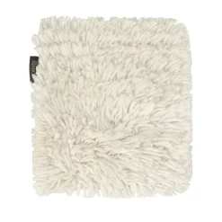 Matt sample Cozy wool rug, Natural white