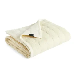 Mega Dot bedspread organic 235x245 cm, Ivory