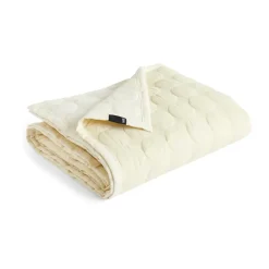 Mega Dot bedspread organic 260x260 cm, Ivory