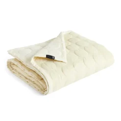Mega Dot bedspread organic 195x245 cm, Ivory
