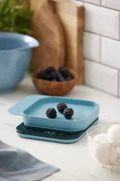 Mensura kitchen scale, Dusty blue