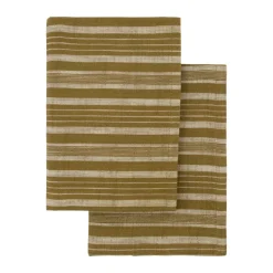 Meraki kitchen towel 50x70 cm 2-pack, Dark olive