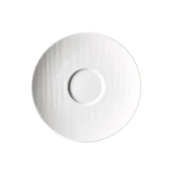 Mesh coffee saucer, white