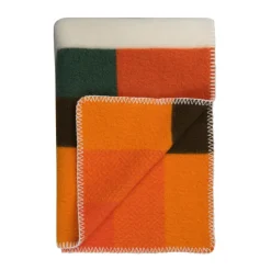 Mikkel blanket 135x200 cm, Orange