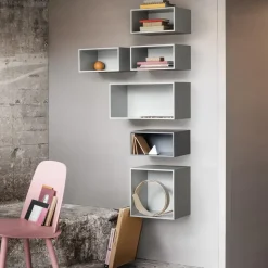 Mini stacked 2.0 storage system, large, light grey