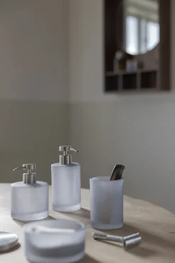 Modest toothbrush holder 10 cm, Dove blue
