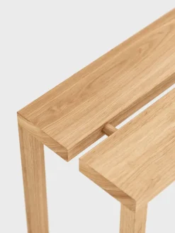 Moebe Peg bench 90x27.5x44 cm, Oak