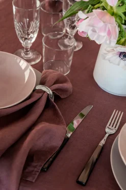 Monaco napkin ring Ø4 cm 4-pack, Silver