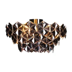 Monarque ceiling lamp chrome, Chrome-black