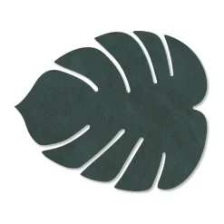 Monstera Leaf Nupo coaster, Dark green