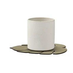 Monstera Leaf Nupo coaster, Herbal dust