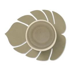 Monstera Leaf Nupo coaster, Herbal dust
