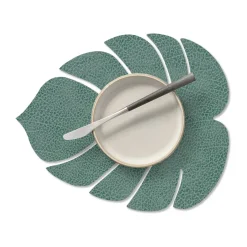 Monstera Leaf Nupo placemat S, Pastel green