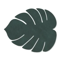 Monstera Leaf Nupo placemat S, Dark green
