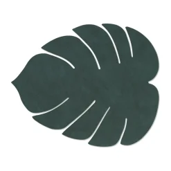 Monstera Leaf Nupo placemat L, Dark green