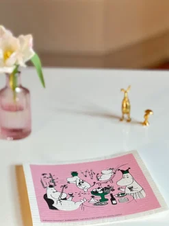 Moomin 80 dishcloth 17x20 cm, Pink