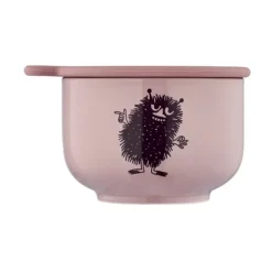 Moomin bowl with lid Ø7 cm, Pink