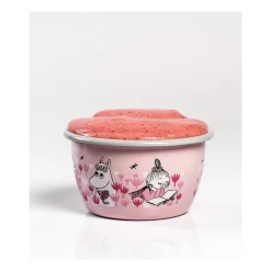 Moomin enamel bowl Girls 30 cl, Pink