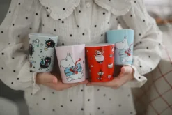 Moomin Picnic tumblermugs 20 cl 2-pack, Blue-grey