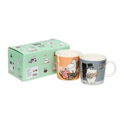 Moominmamma & Moominpappa Moomin mug set of 2, 30 cl
