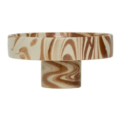 Moon decorative bowl Ø26 cm, Brown-white