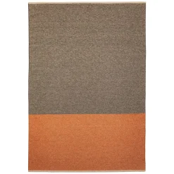 Moor rug mud (black-terracotta), 170x300 cm