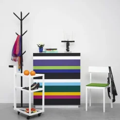 Move serving trolley, White