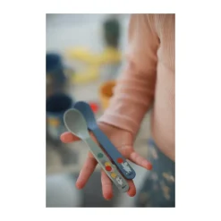 Mumin Festligheter spoon 2-pack, Grey-blue