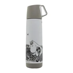 Mumin Graphic thermos 50 cl, White-black