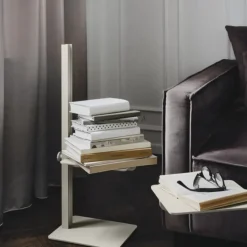 Museum side table, Dark brown