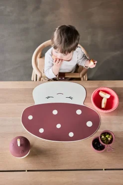 Mushroom cup, Offwhite-red