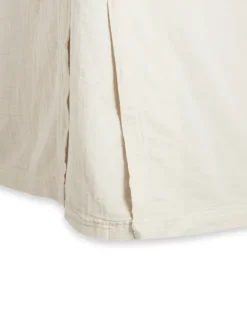 Muslin bed skirt, Eggshell, 160x200x53 cm