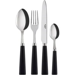 Nature cutlery 24 pcs, black wood