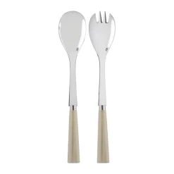 Nature salad servers 2 pieces, Faux horn