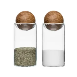 Nature salt- and pepper set, Oak