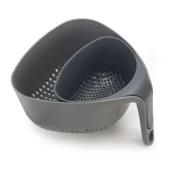 Nest colander 2-piece set, Grey