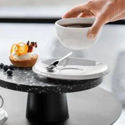 NewMoon coffee saucer Ø17 cm, white