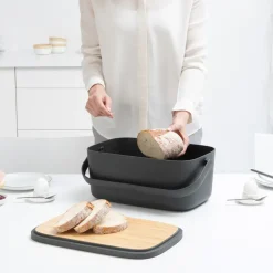 Nic bread box, dark grey