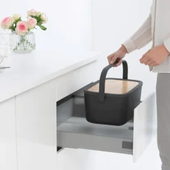 Nic bread box, dark grey