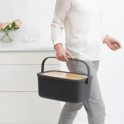 Nic bread box, dark grey