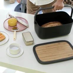 Nic bread box, dark grey