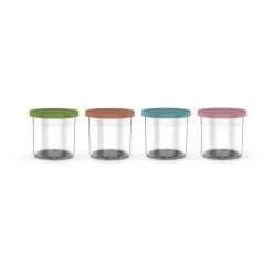 Ninja CREAMi 4 extra cups 470 ml for NC300EU, Blue/pink/green/brown