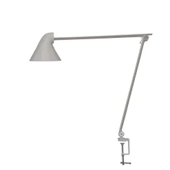 NJP desk lamp, Light grey, clip, 3000k