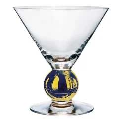 Nobel martini glass 23 cl, Clear / Gold