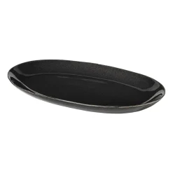Nordic Coal oval saucer, 17x30 cm