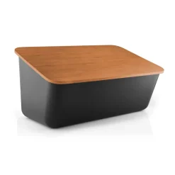Nordic kitchen bread box, Black