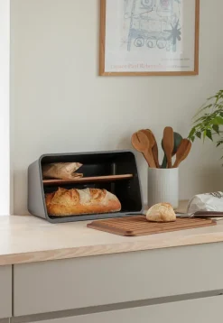 Nordic kitchen bread box, Black